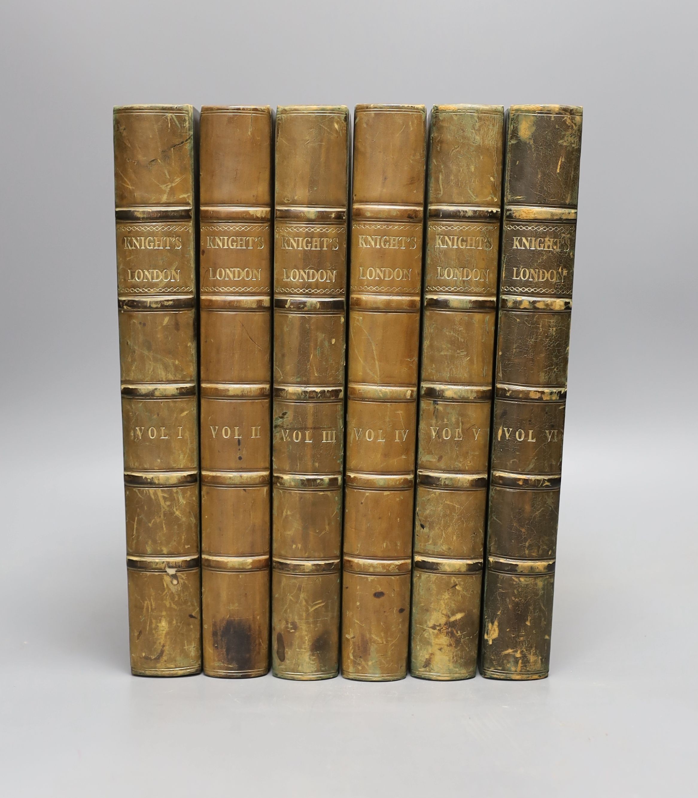 Six volumes of Knight's London, edited by Charles Knight, 1841